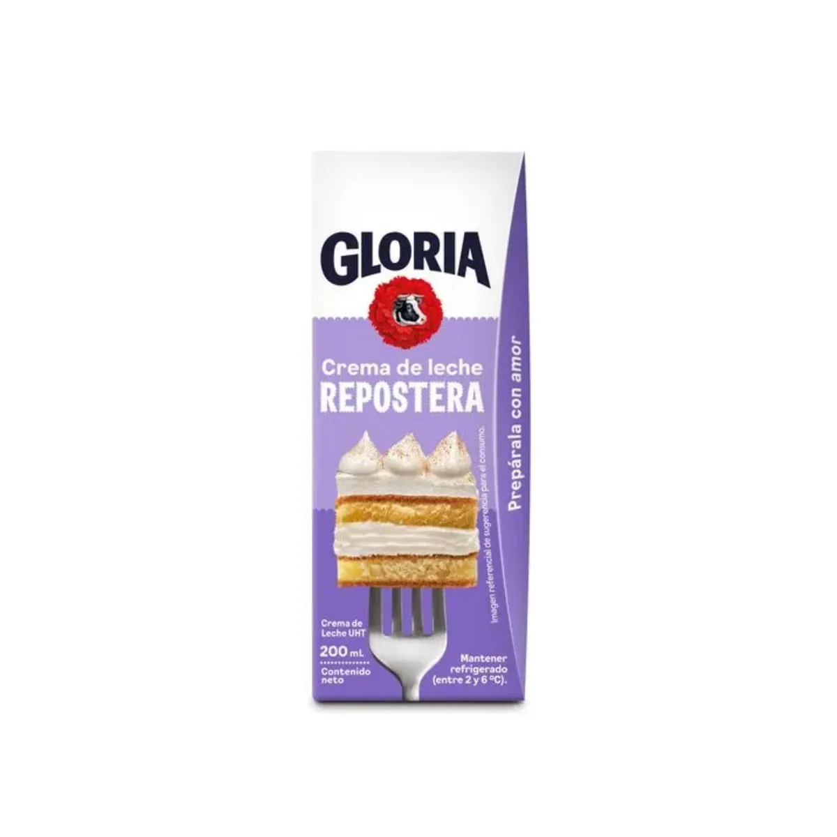 GLORIA - Crema de Leche UHT Gloria Caja 200 mL