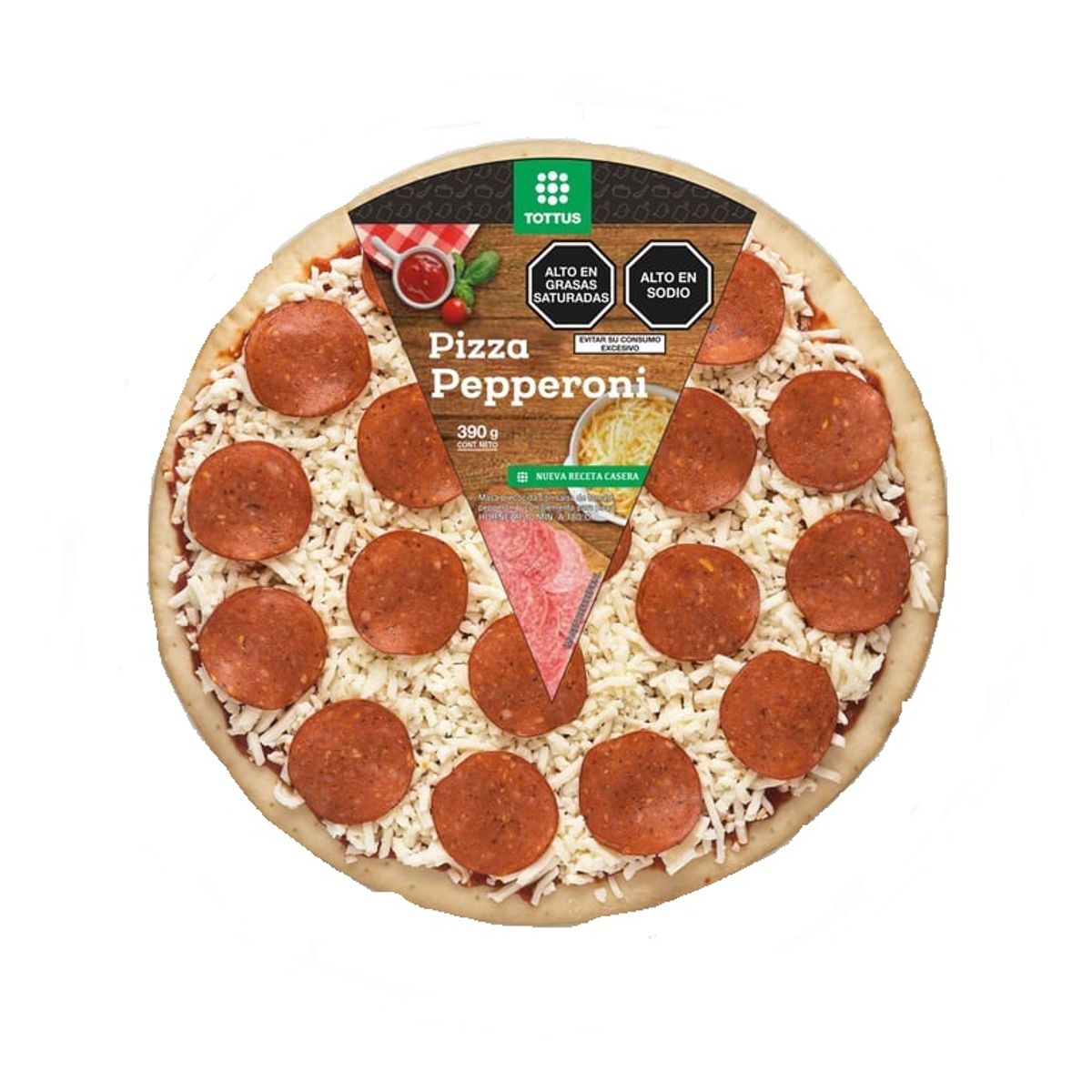 TOTTUS - Pizza Pepperoni Personal Precocida