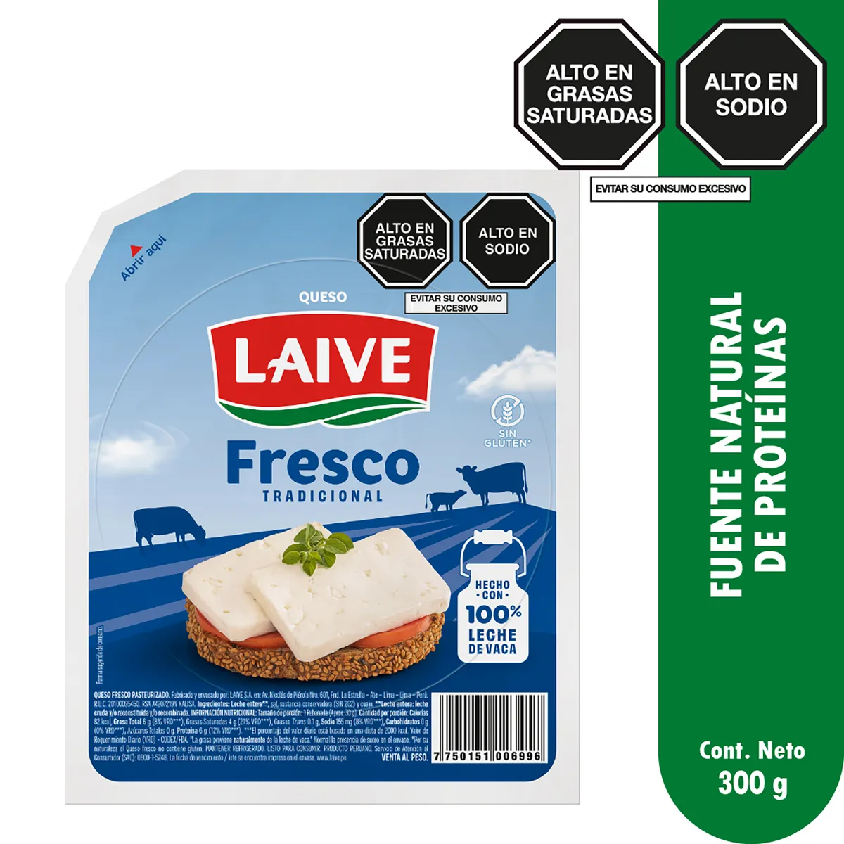 LAIVE - Queso Fresco Laive x Kg