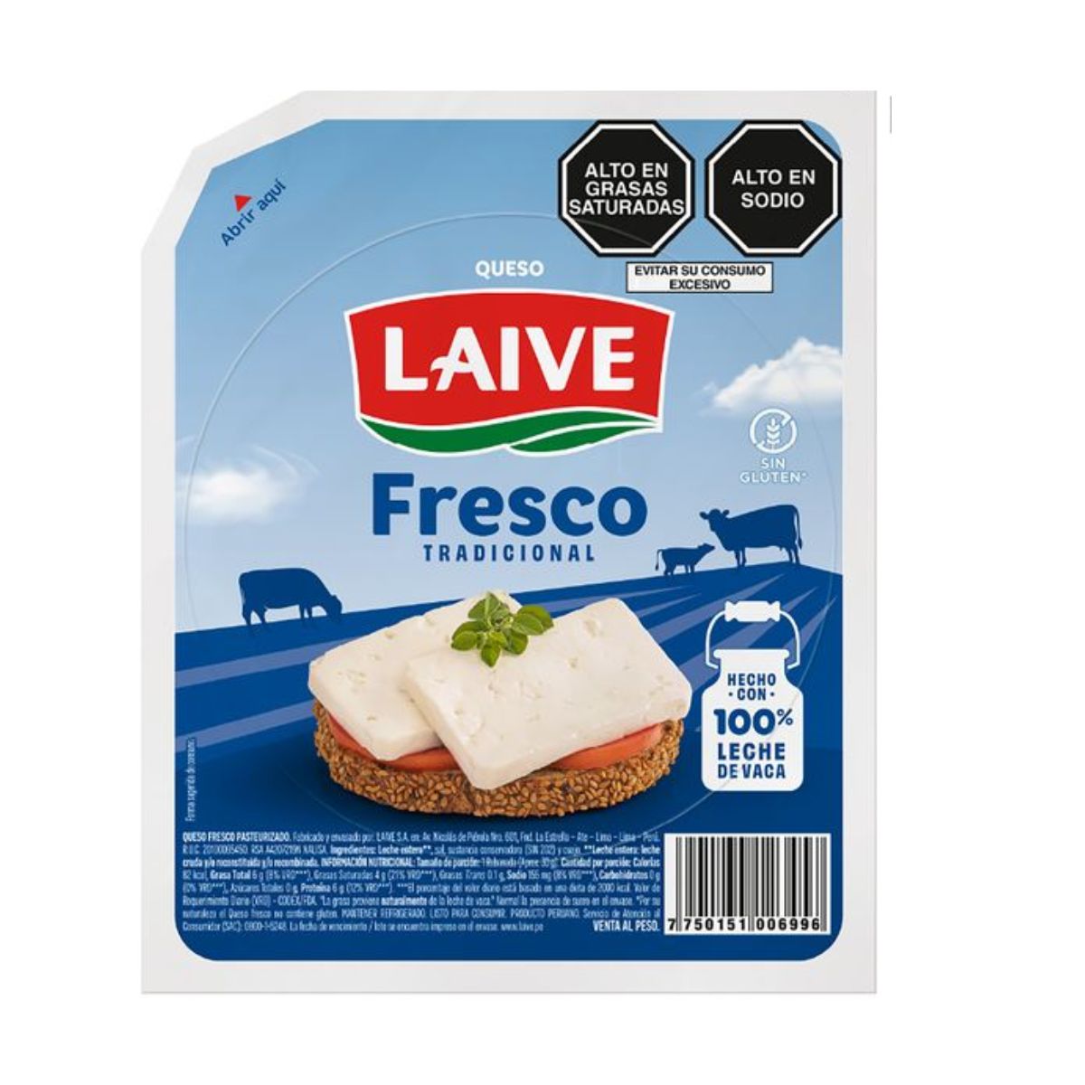 LAIVE - Queso Fresco Laive x Kg