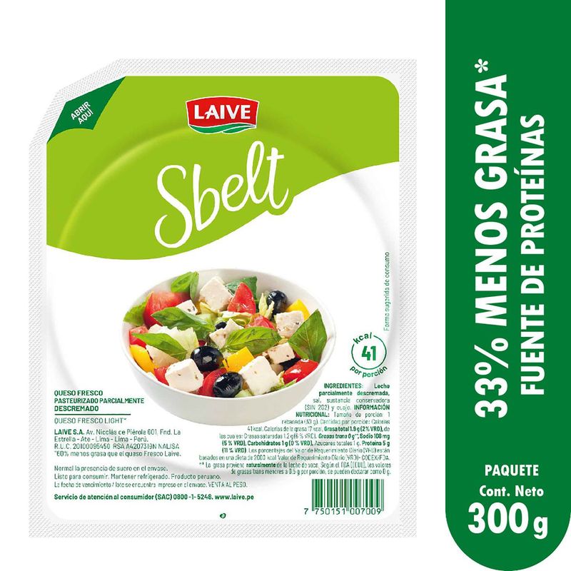 LAIVE - Queso Fresco Sbelt Laive Kg