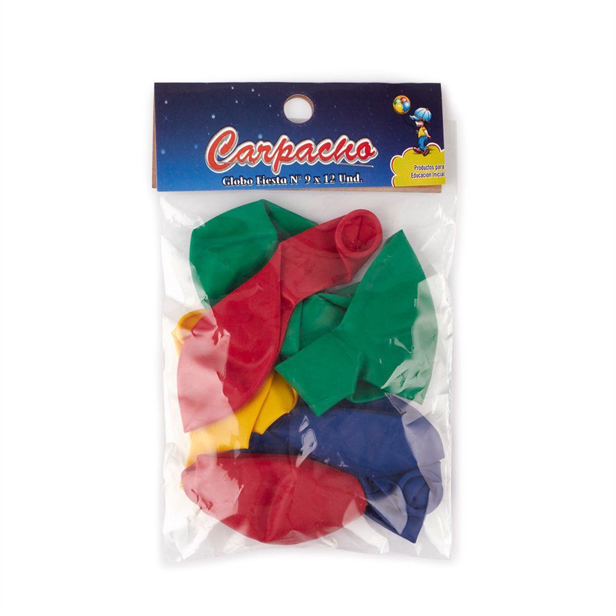 TOTTUS - GLOBO FIESTA N9 COLORES OSCUROS X 12 UN