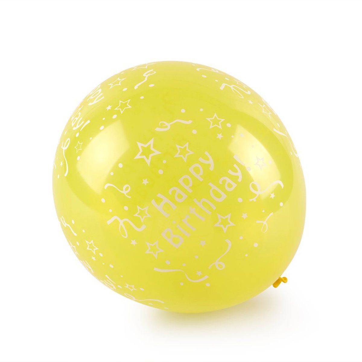 TOTTUS - GLOBO HAPPY BIRTHDAY COLOR AMARI X12 UN