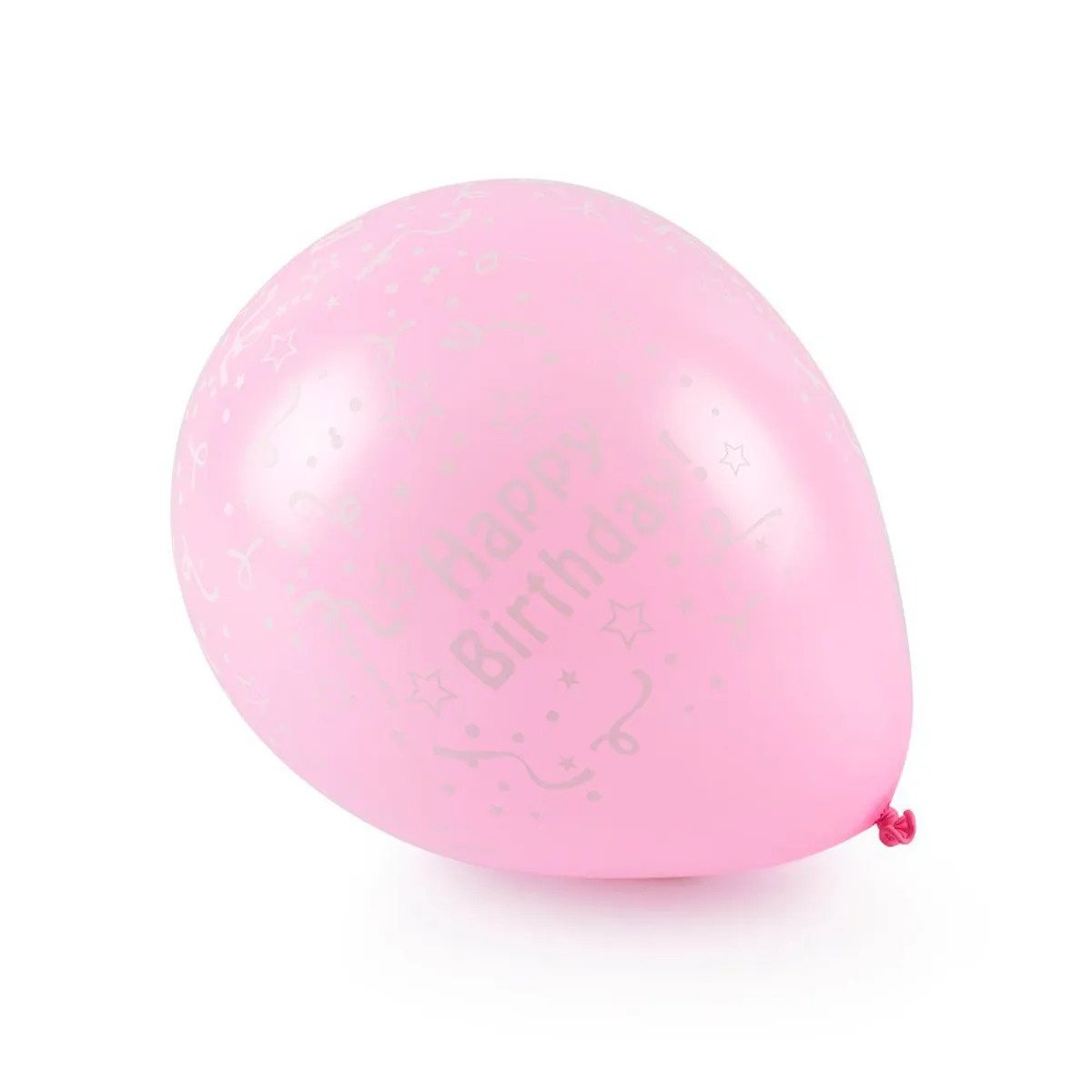 TOTTUS - GLOBO HAPPY BIRTHDAY COLOR ROSA X12 UN