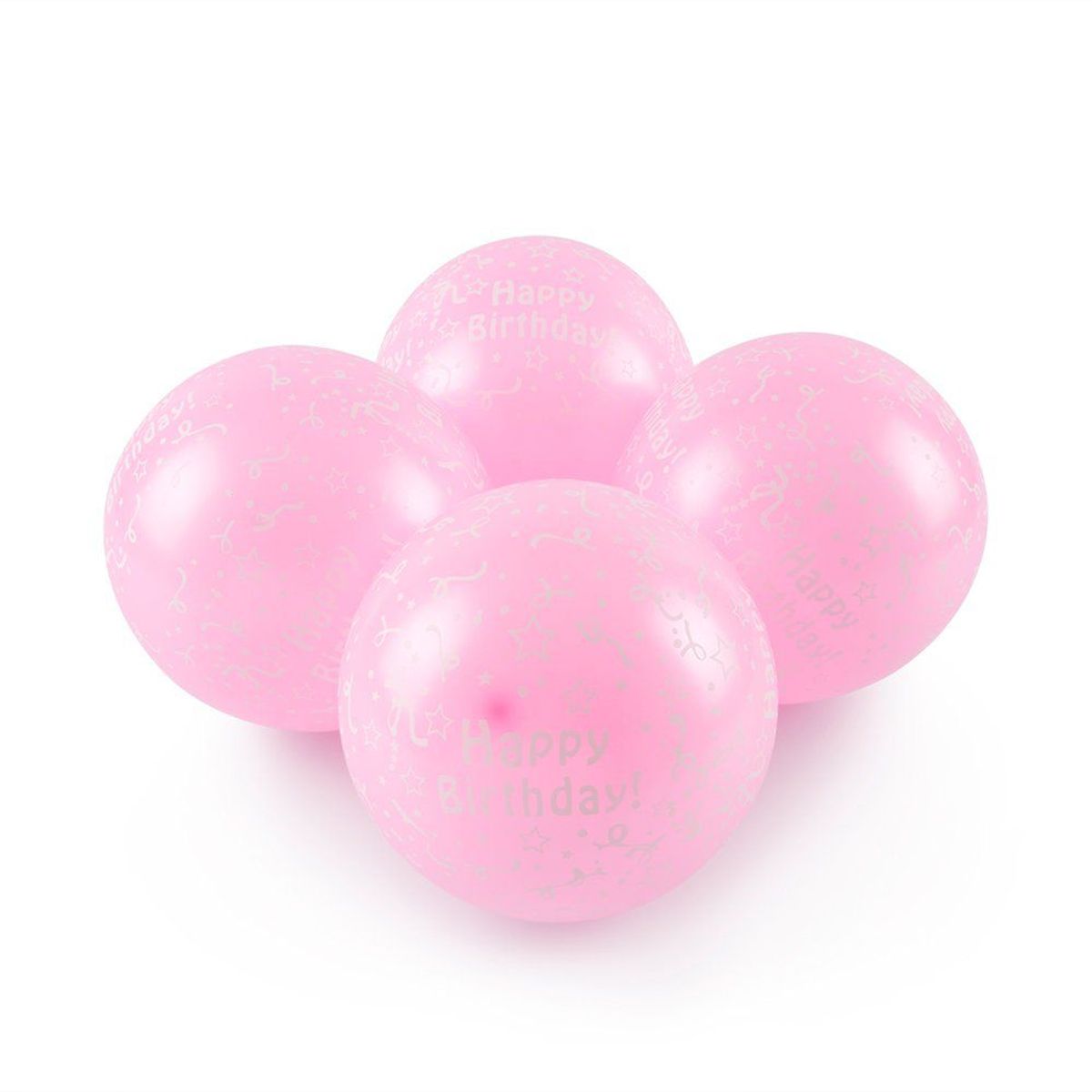 TOTTUS - GLOBO HAPPY BIRTHDAY COLOR ROSA X12 UN