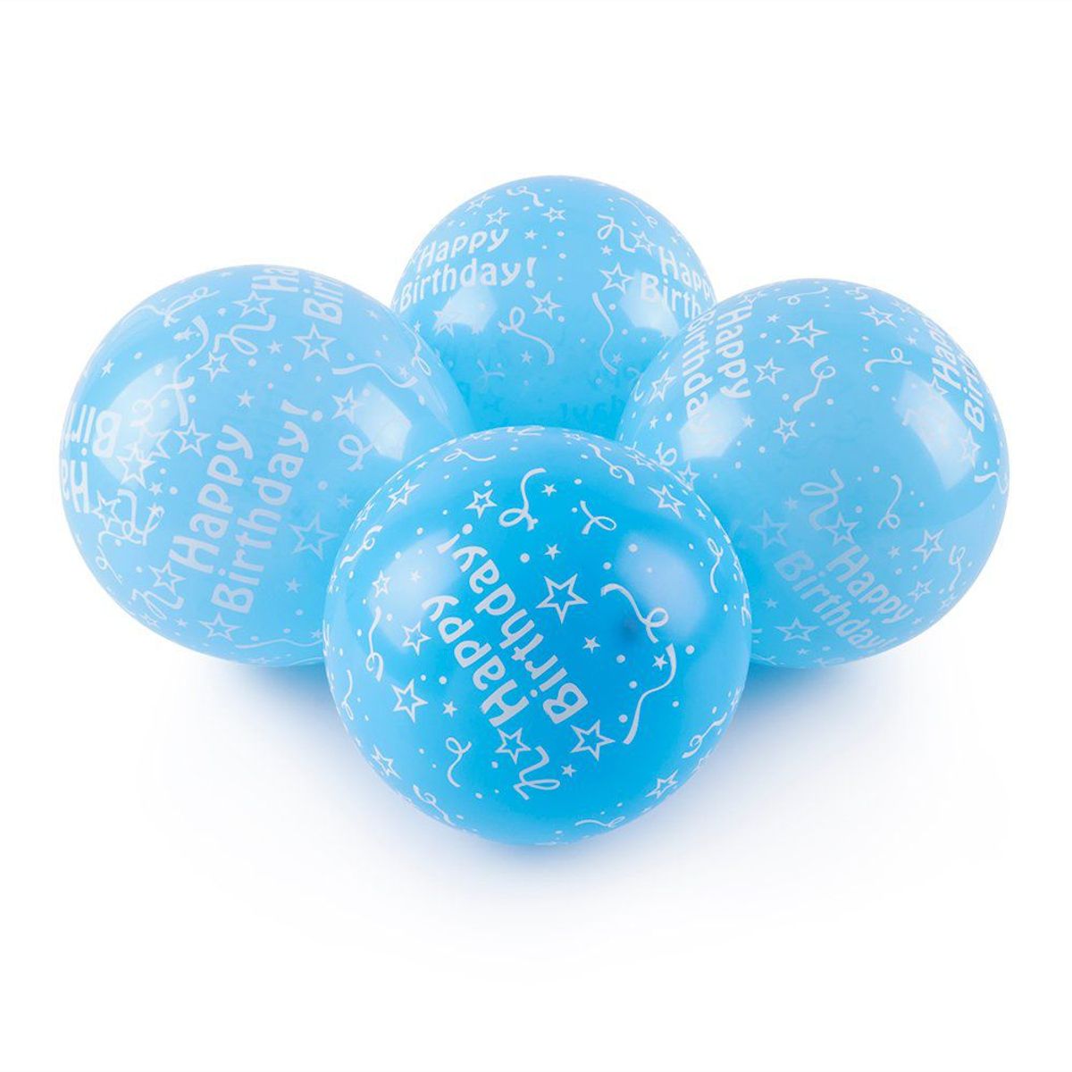 TOTTUS - GLOBO HAPPY BIRTHDAY COLOR CELEST X12 UN