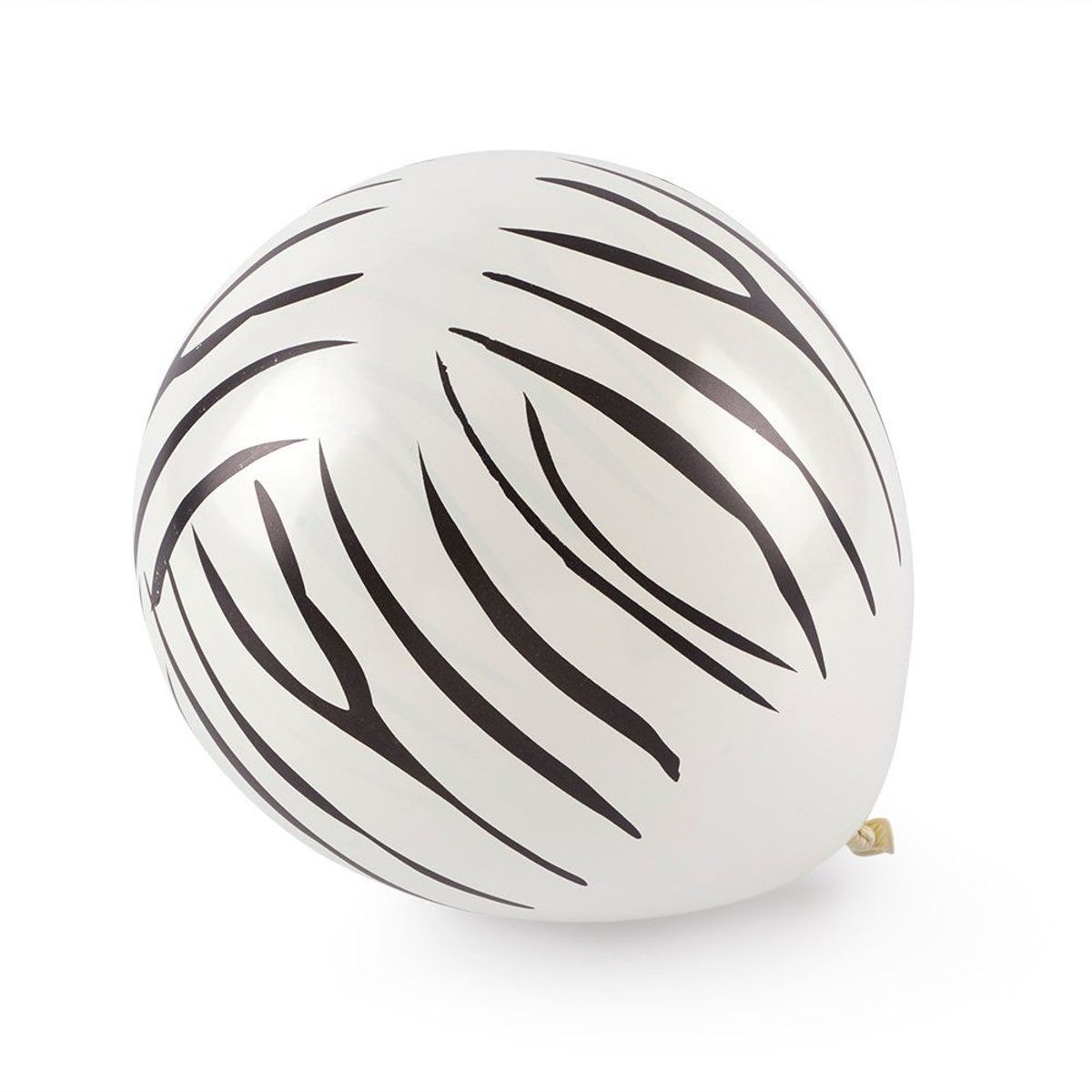 TOTTUS - GLOBO ANIMAL PRINT CEBRA BLANCA X 12 UN