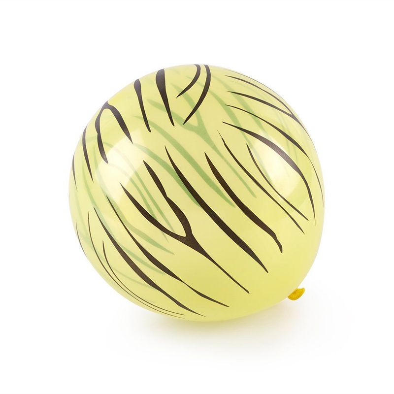 TOTTUS - GLOBO ANIMAL PRINT CEBRA AMARI X 12 UN
