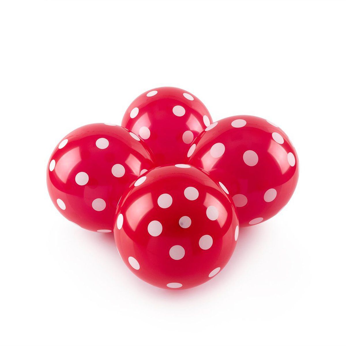 TOTTUS - GLOBO DISENO BOLAS ROJO X 12 UN