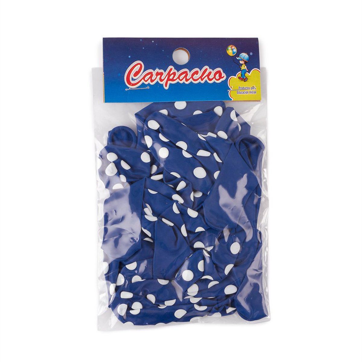 TOTTUS - Globo Diseno Bolas Azul x12 Unidades