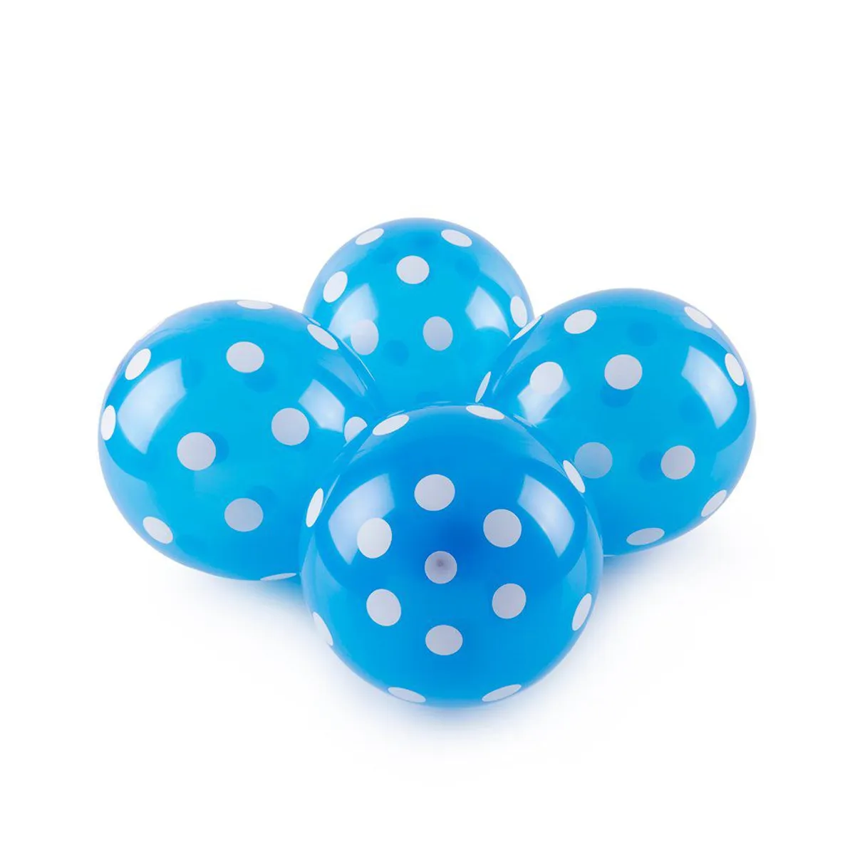 TOTTUS - Globo Diseno Bolas Azul x12 Unidades