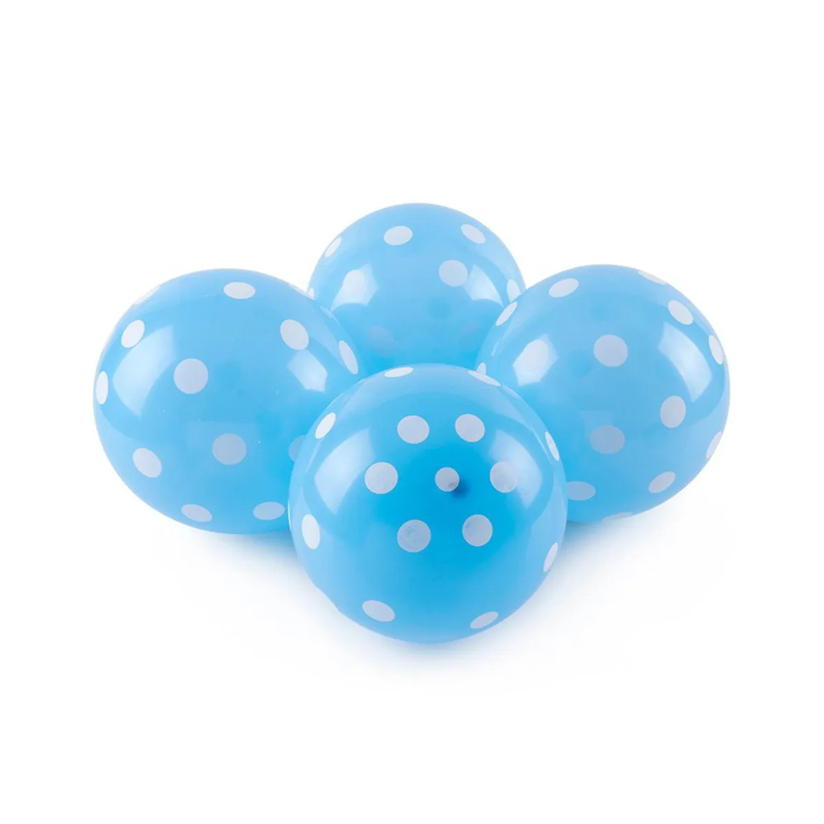 TOTTUS - Globo Diseño Bolas Celeste x12 Unidades