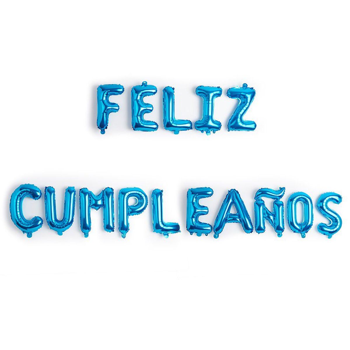 TOTTUS - FELIZ CUMPLEANOS METALICO TURQUEZA