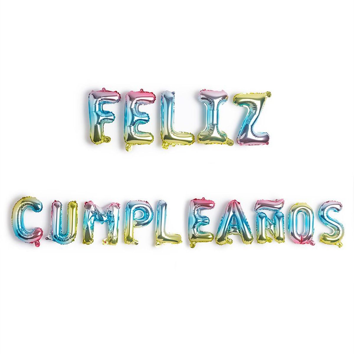 TOTTUS - FELIZ CUMPLEANOS METALICO MULTICOLOR