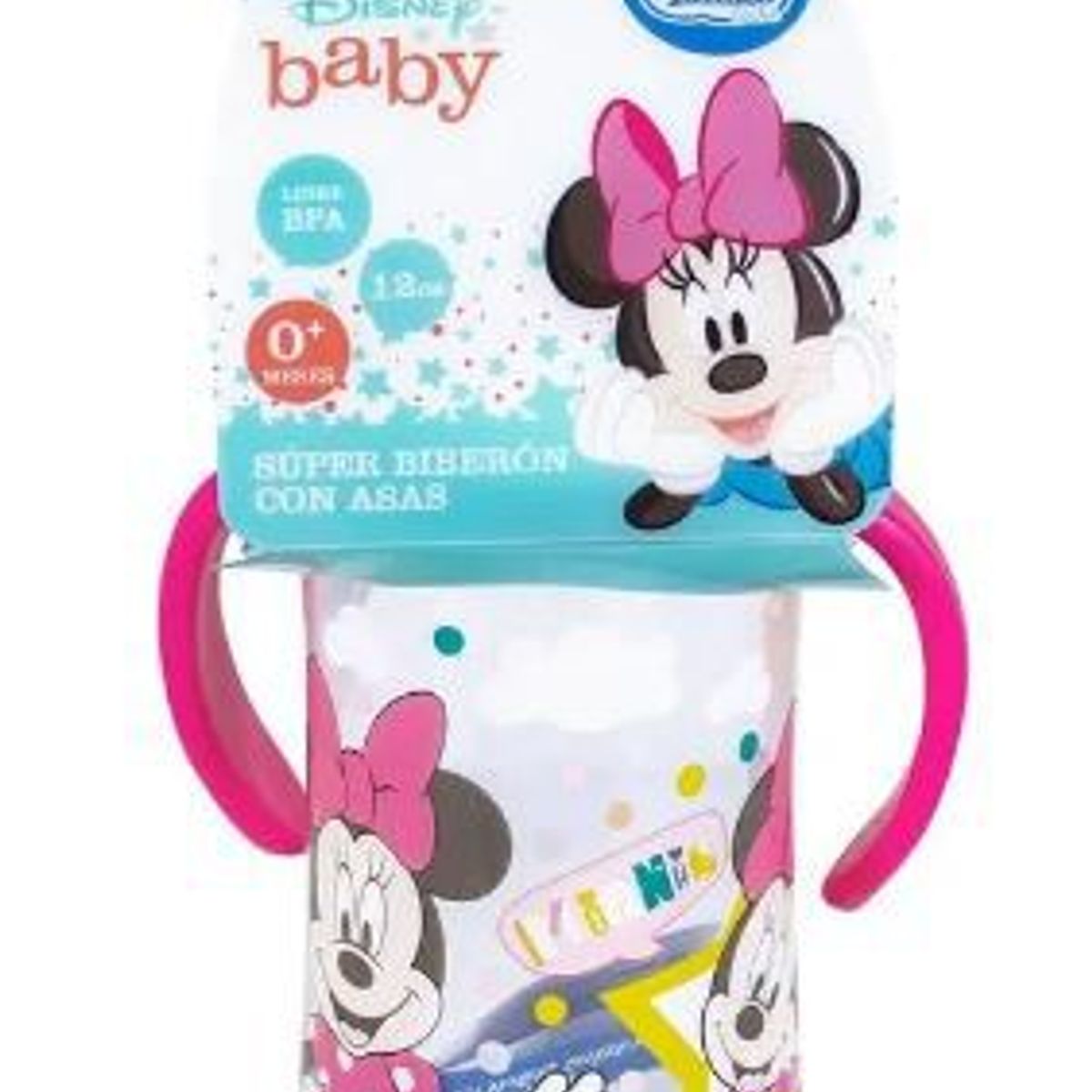 TUINIES - Súper Biberón con Asas Minnie Tuinies 12 Oz