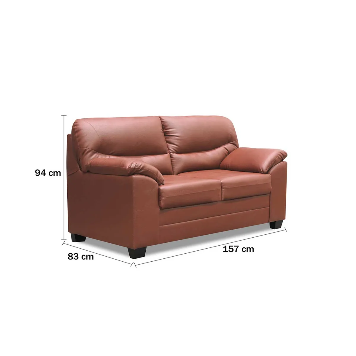 CASABELLA - Casabella Sofa 2 Cuerpos Annette Tabaco