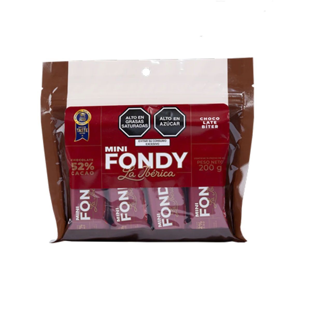 LA IBERICA - Chocolate La Ibérica Mini Fondy Bolsa 10 Und