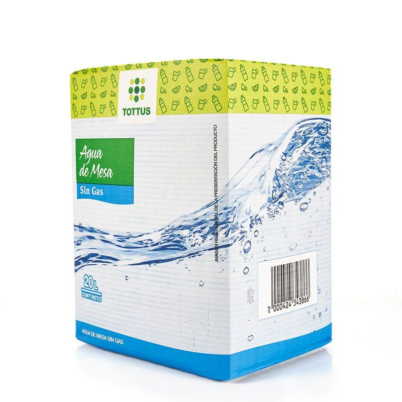 TOTTUS - Agua Tottus Caja 20 L