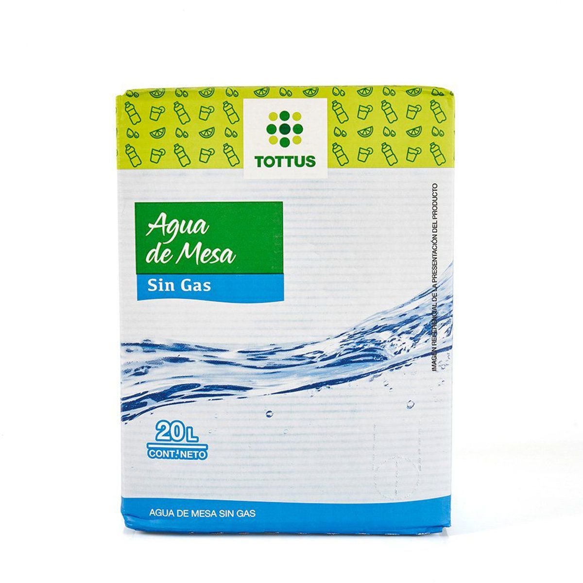 TOTTUS - Agua Tottus Caja 20 L
