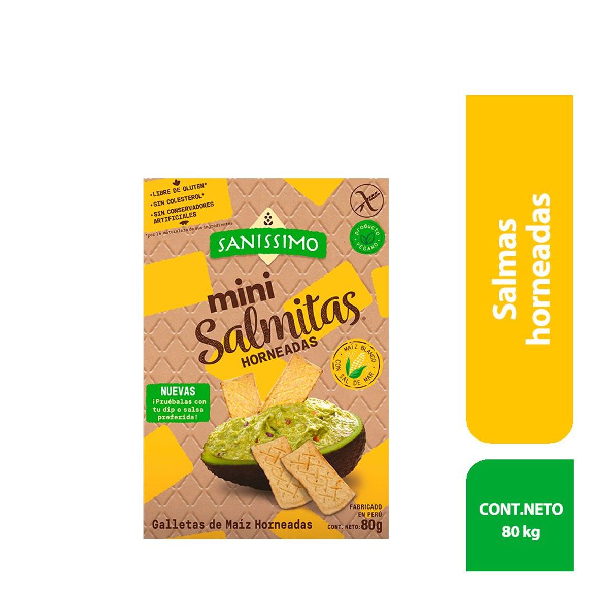SANISSIMO - Salmitas Horneadas Sanissimo 80 g