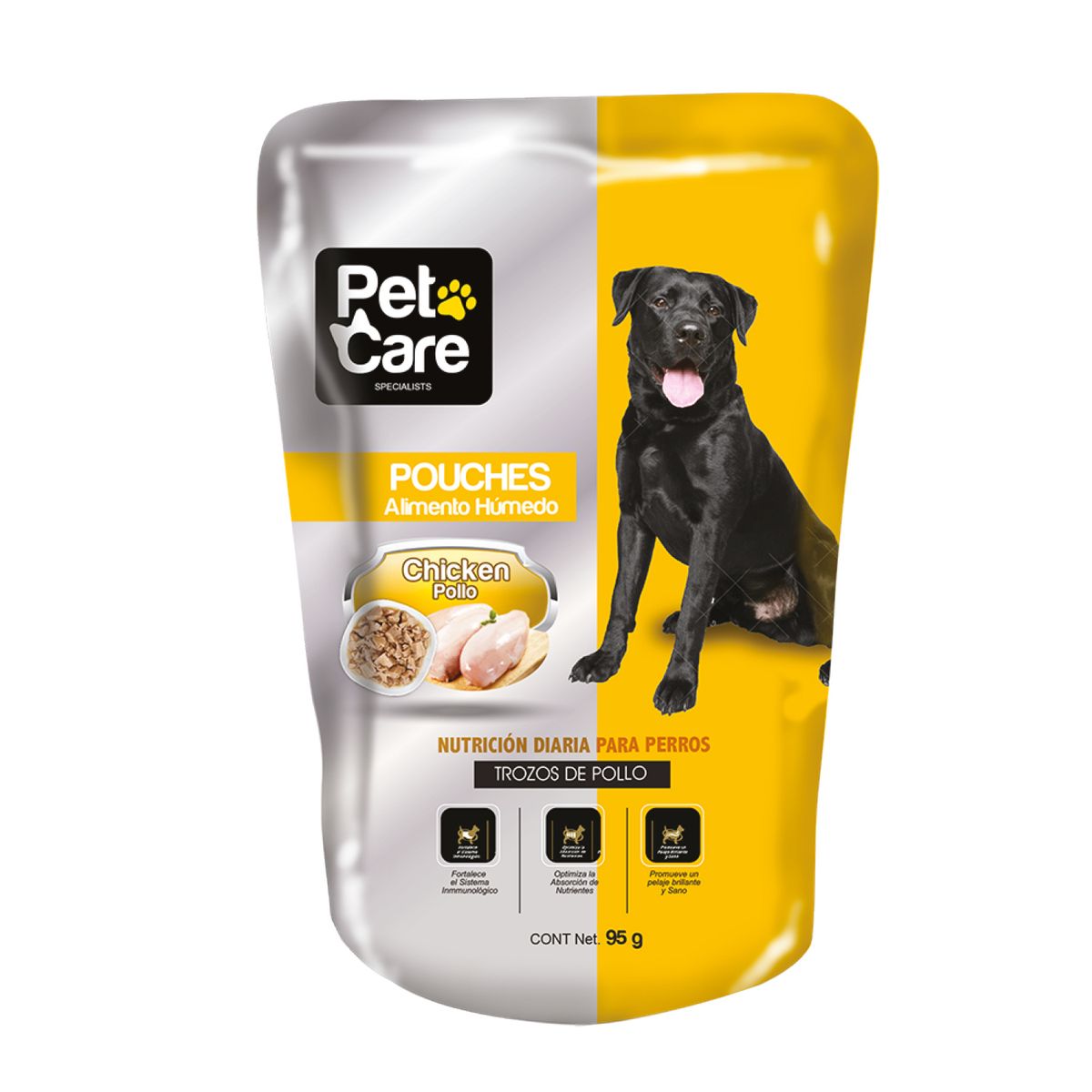 PET CARE - Alimento Húmedo Perro Pet Care Pollo Doypack 90 g