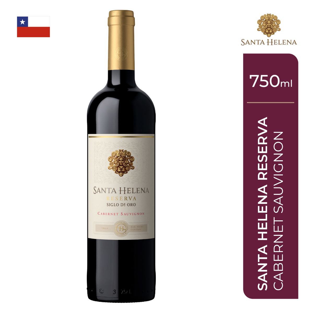 SANTA HELENA - Vino Santa Helena Reserva Cabernet Sauvignon Botella 750 mL