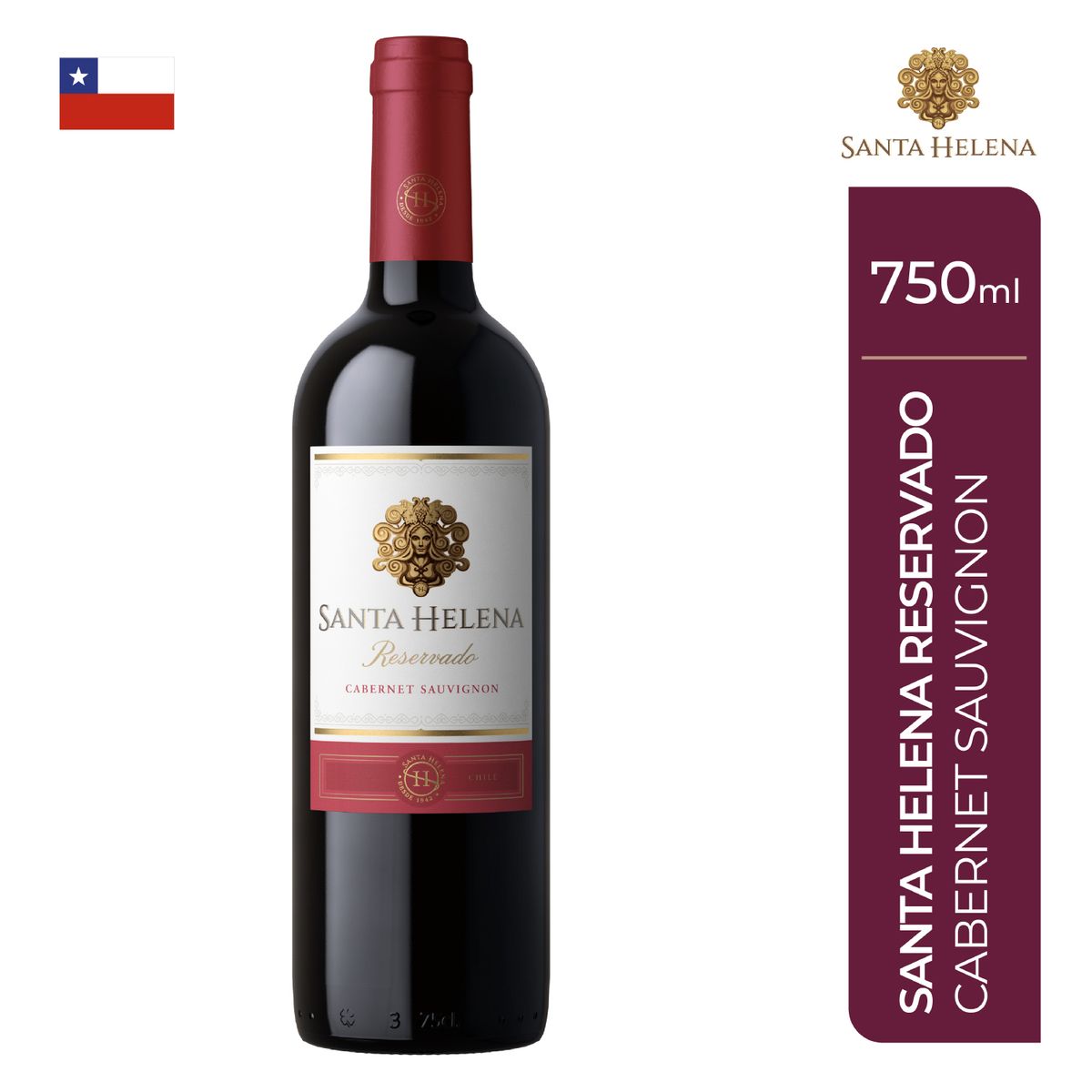 SANTA HELENA - Vino Santa Helena Reservado Cabernet Sauvignon Botella 750 mL