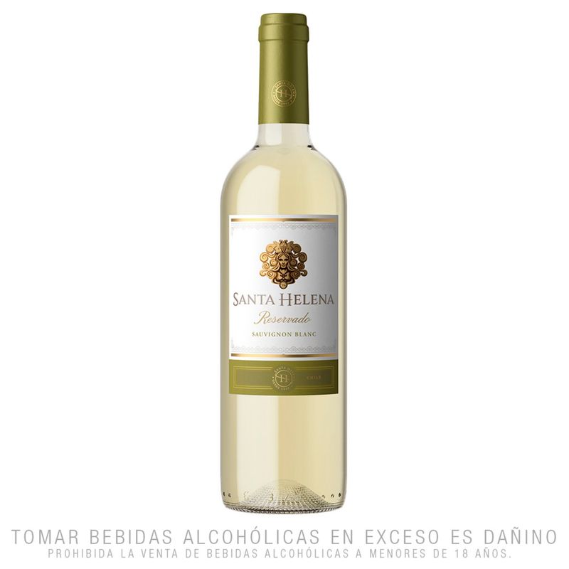 SANTA HELENA - Vino Blanco Sauvignon Santa Helena Reservado Botella 750 mL
