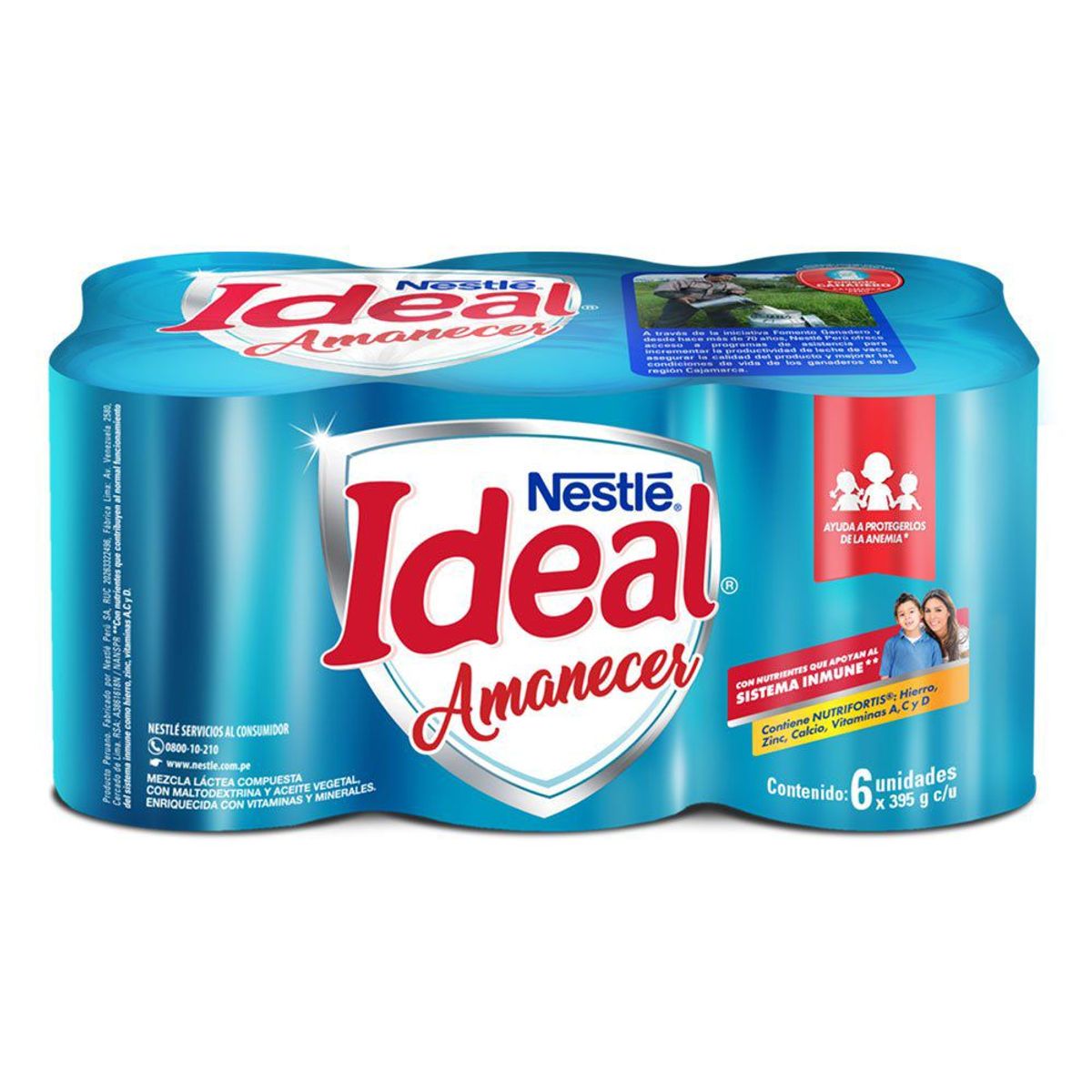 IDEAL - Six Pack Mezcla Láctea Ideal Amanecer 6 Unidades