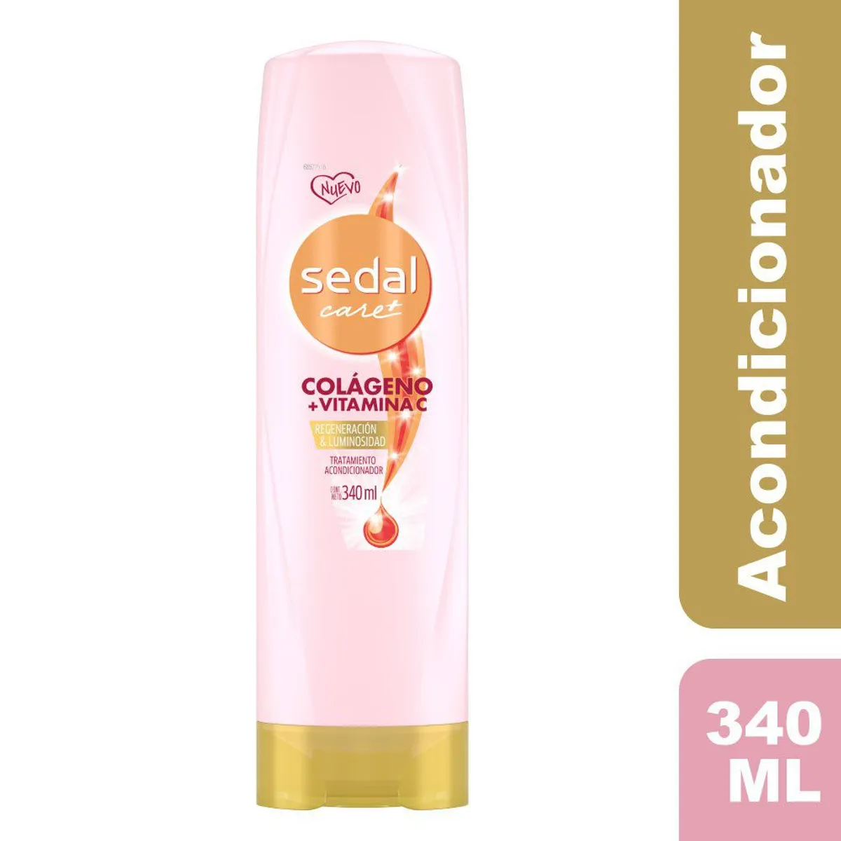 SEDAL - Acondicionador Sedal Colágeno Vitamina C Botella 340 mL