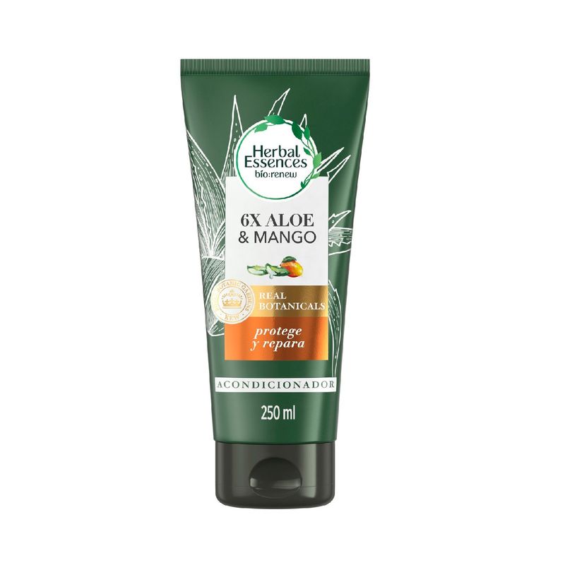 HERBAL ESSENCES - Acondicionador Herbal Essences Bio Renew 6X Aloe & Mango Envase 250 mL