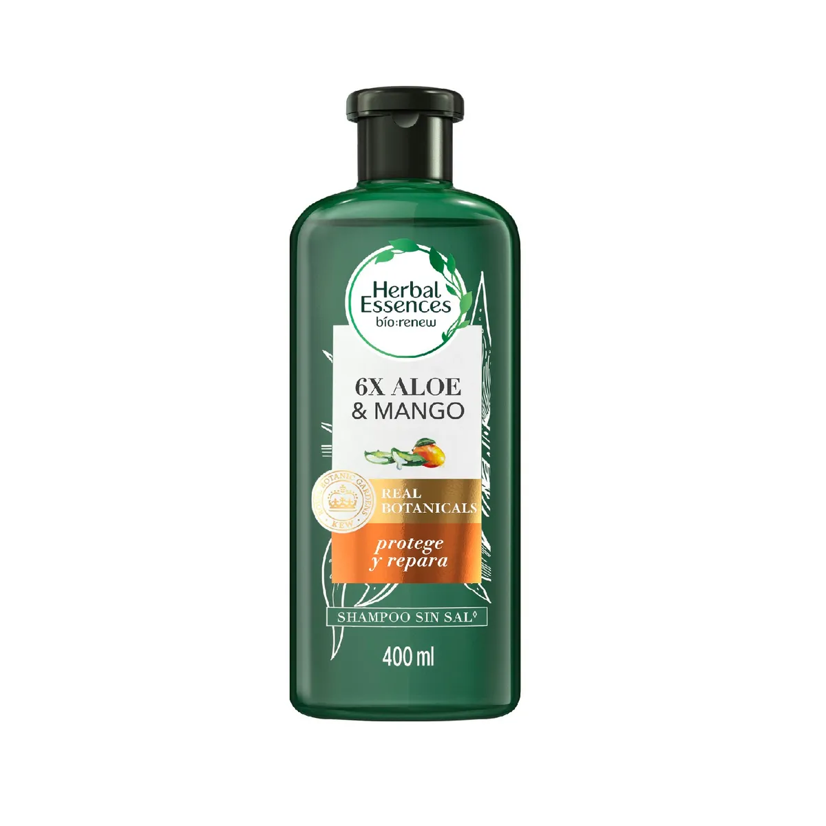 HERBAL ESSENCES - Shampoo Herbal Essences Aloe Mango Repair Botella 400 mL