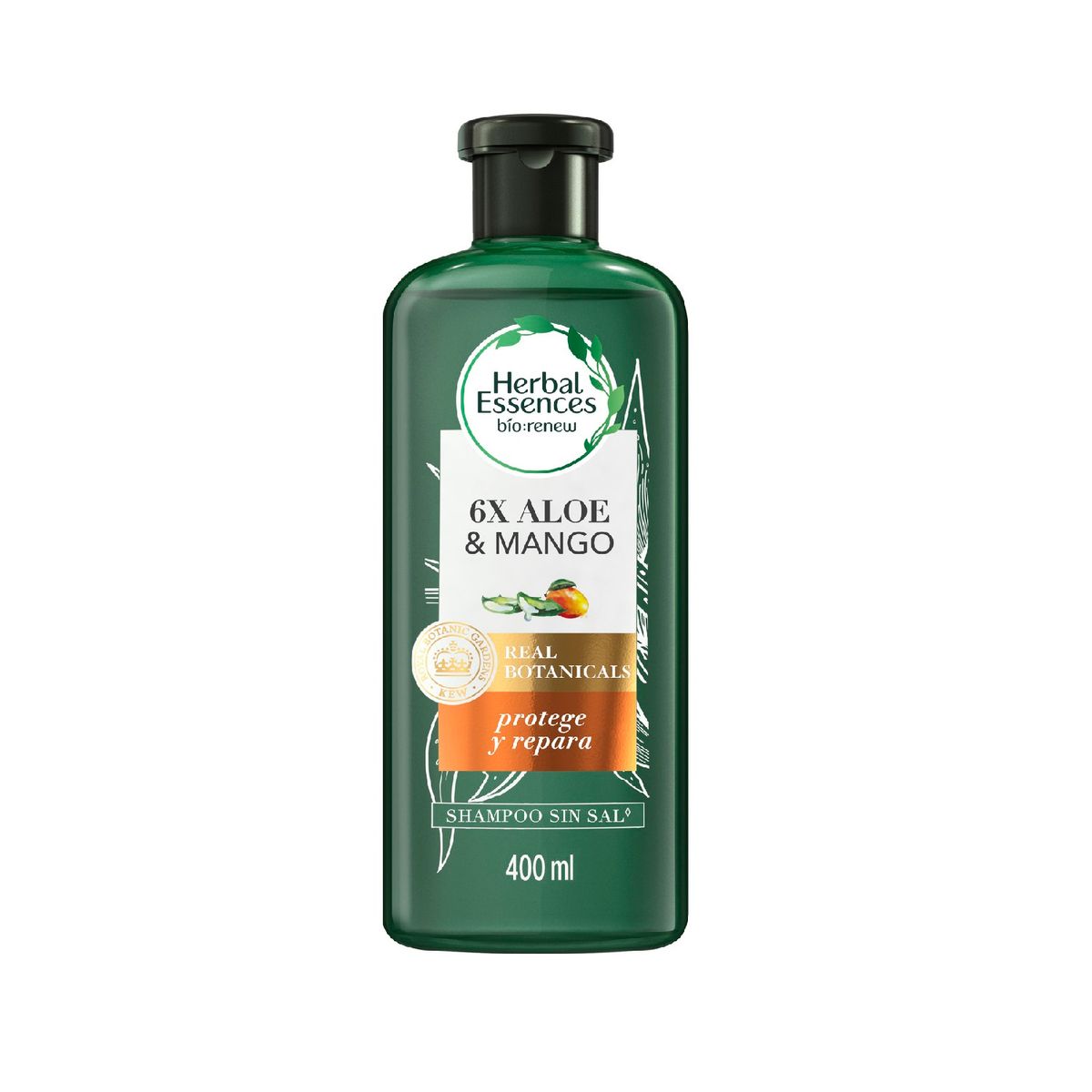 HERBAL ESSENCES - Shampoo Herbal Essences Aloe Mango Repair Botella 400 mL