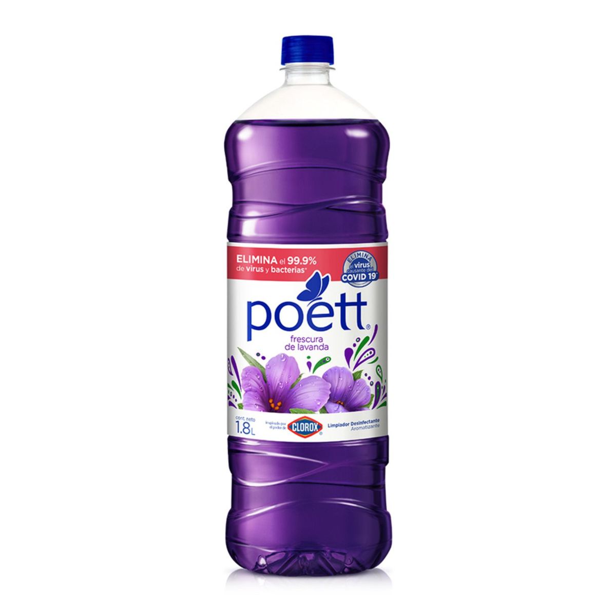 POETT - Limpiador Poett Lavanda Botella 1.8 L