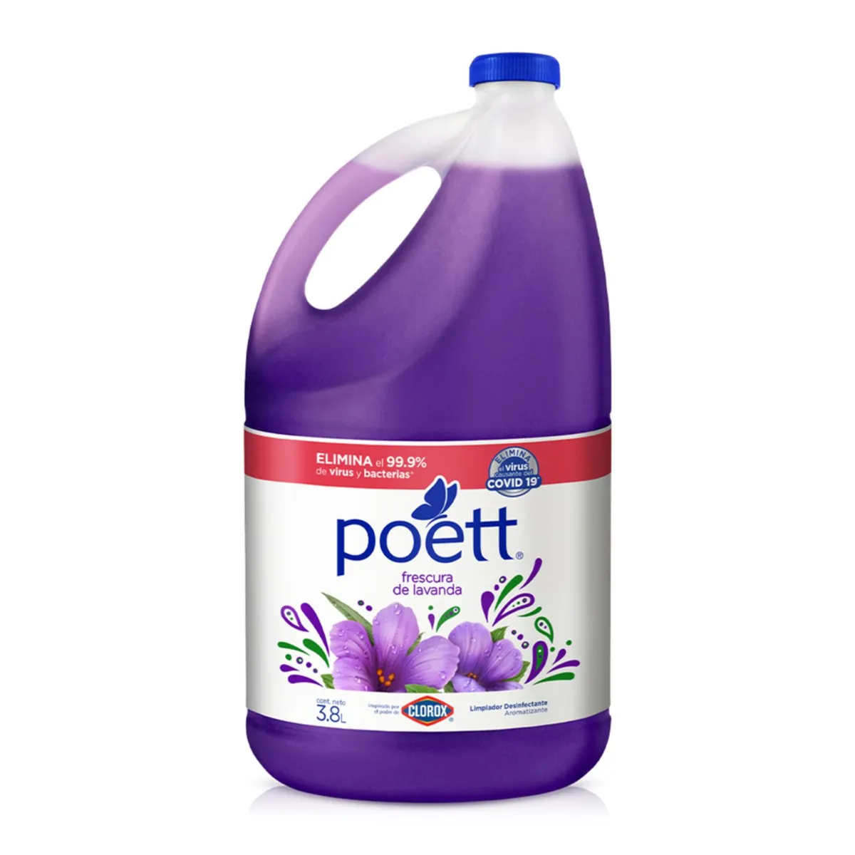 POETT - Limpiador Multiusos Poett Lavanda Botella 3.8 L