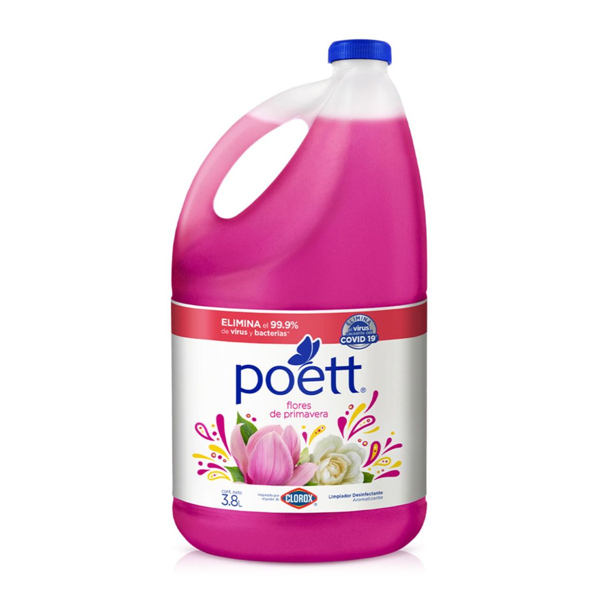 POETT - Limpiador Multiusos Poett Primavera Botella 3.8 L