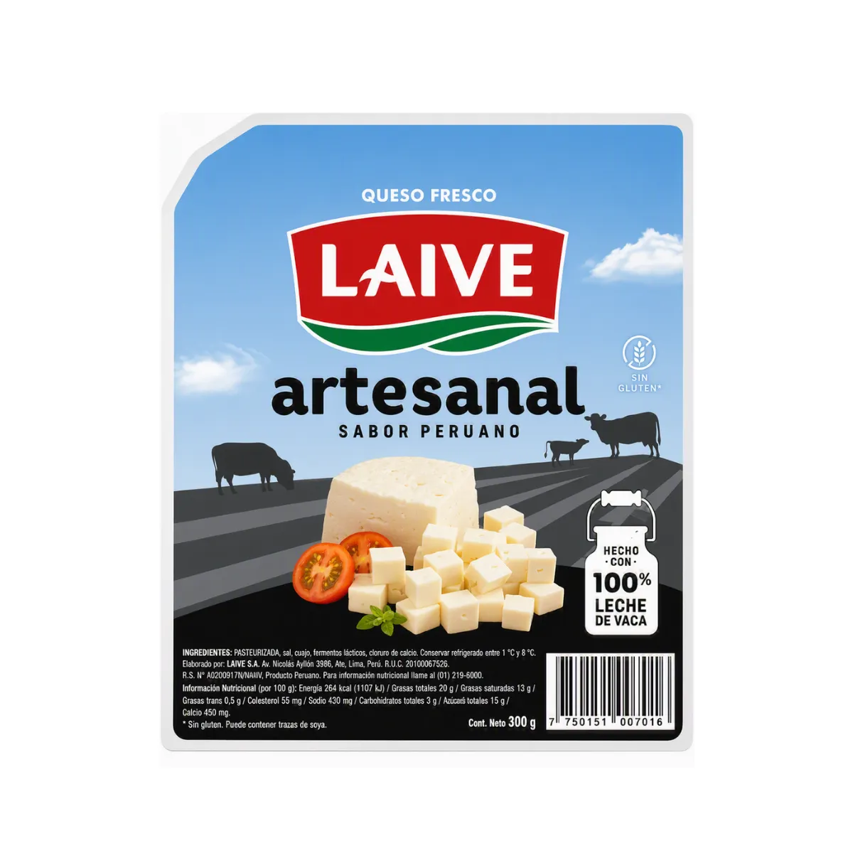 LAIVE - Queso Fresco Artesanal Laive x Kg