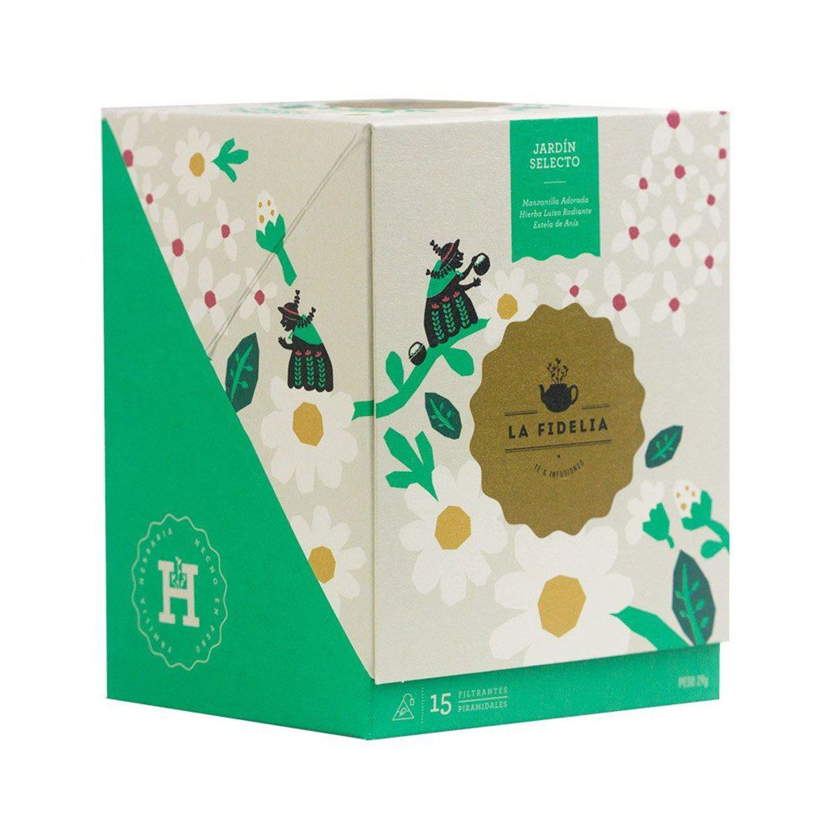 LA FIDELIA - Infusión La Fidelia Jardín Herbaria Caja 15 Sobres