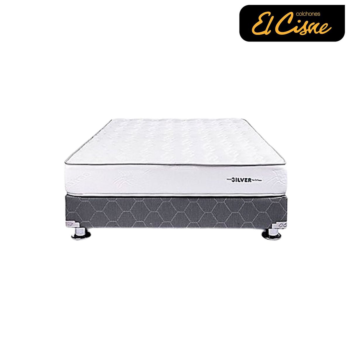 EL CISNE - Juego De Cama Pocket Silver 1.5 Plz