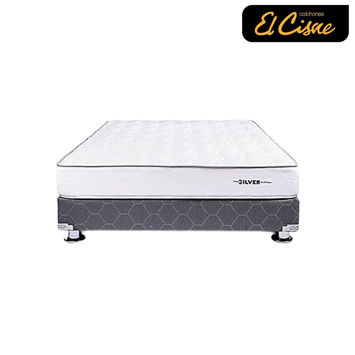 EL CISNE - Juego De Cama Pocket Silver 2 Plz