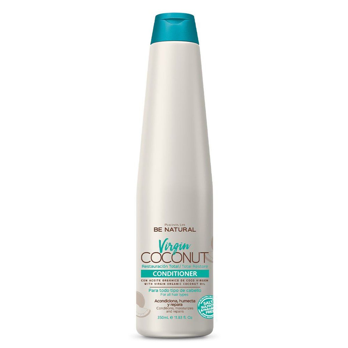 BE NATURAL - Acondicionador Be Natural Virgin Coconut Envase 350 mL