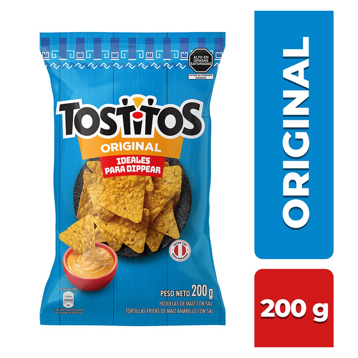 TOSTITOS - Nachos Tostitos Original Sal Bolsa 200 g