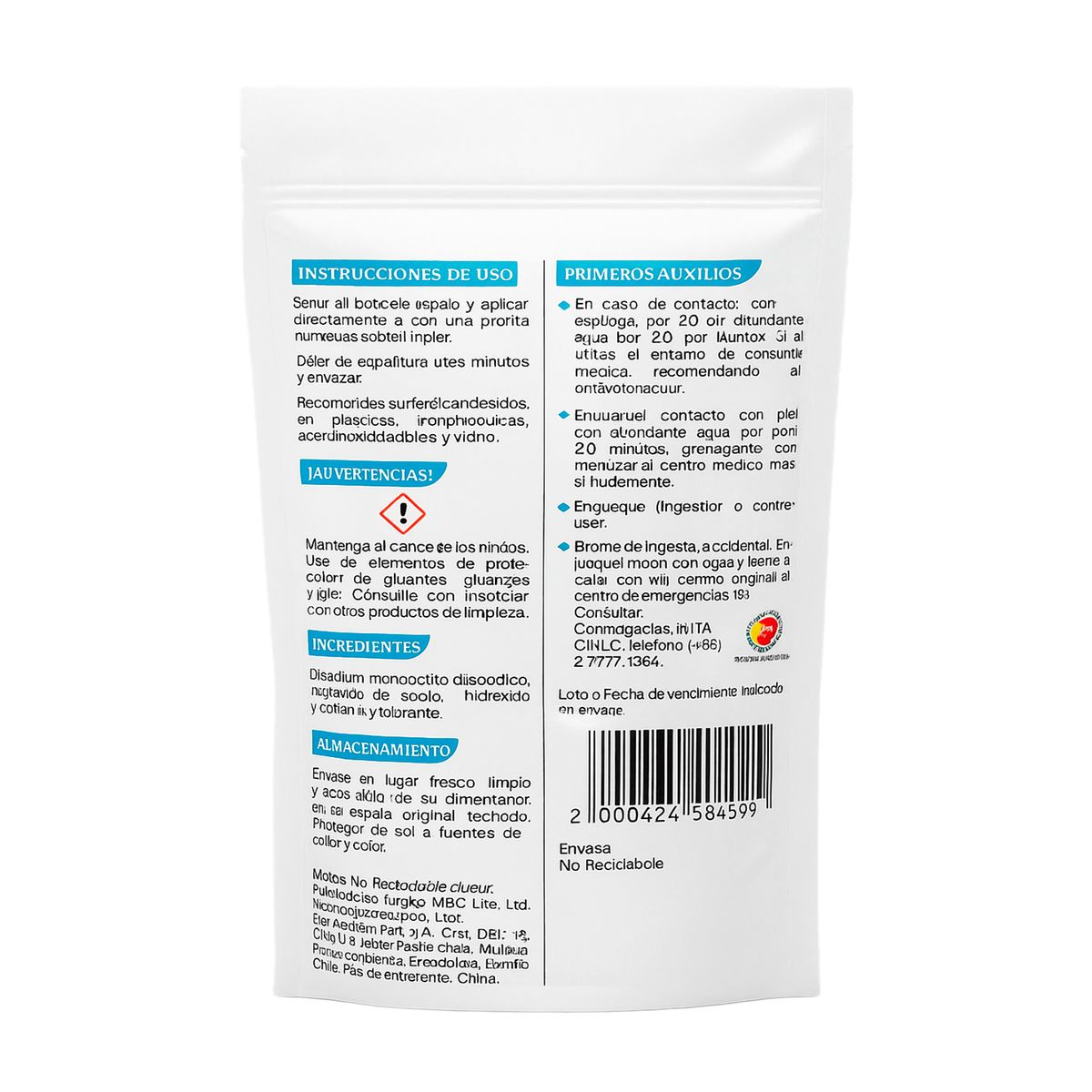 TOTTUS - Limpiador Líquido Tottus Cocina Sacagrasa Doypack 500 mL