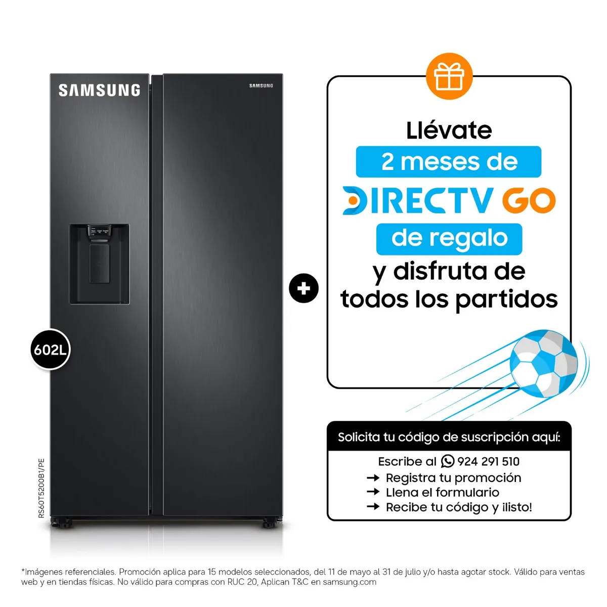 SAMSUNG - Refrigeradora 602L Sbs Digital Inverter