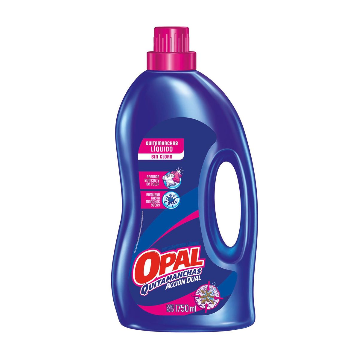 OPAL - Quitamanchas Líquido Opal Acción Dual Botella 1.750 L