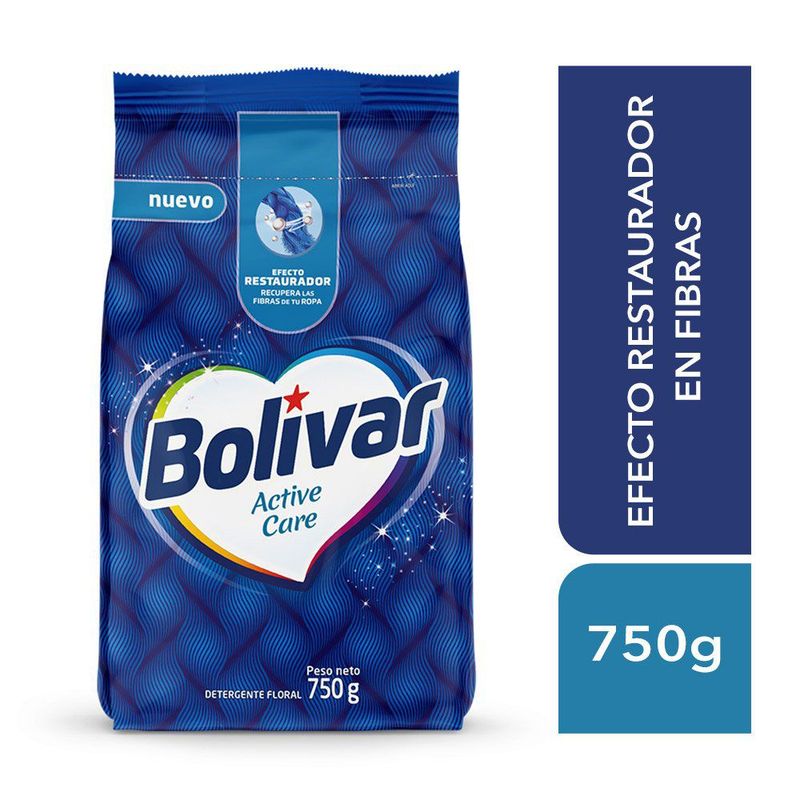 BOLIVAR - Detergente Polvo Bolivar Active Care Floral Bol 750 g