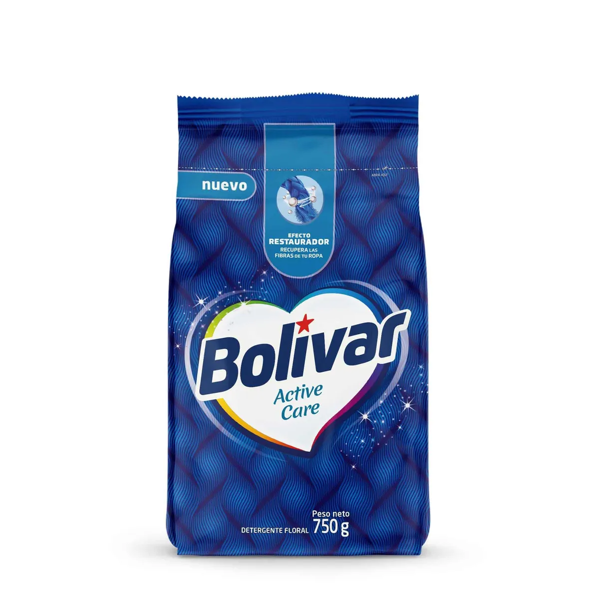 BOLIVAR - Detergente en Polvo Bolívar Active Care Floral Bolsa 750 g