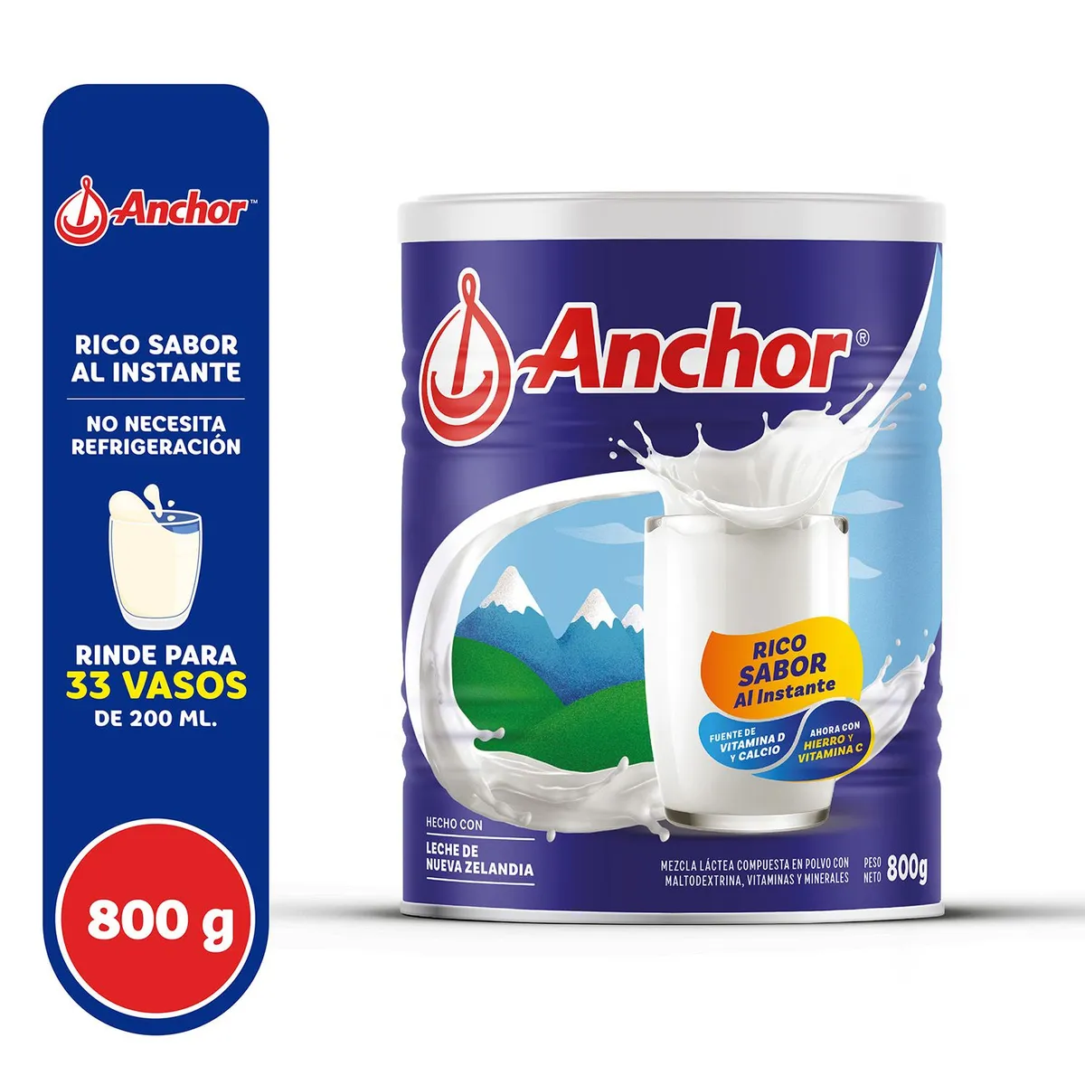 ANCHOR - Mezcla Láctea Polvo Anchor Lata 800 g
