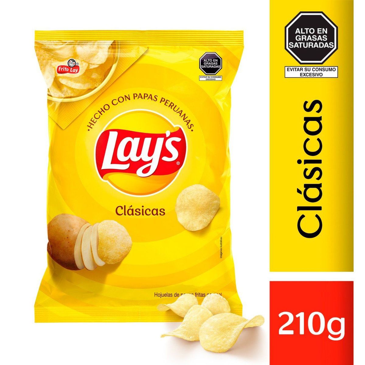 LAYS - Papas Lay's Clásicas 210g
