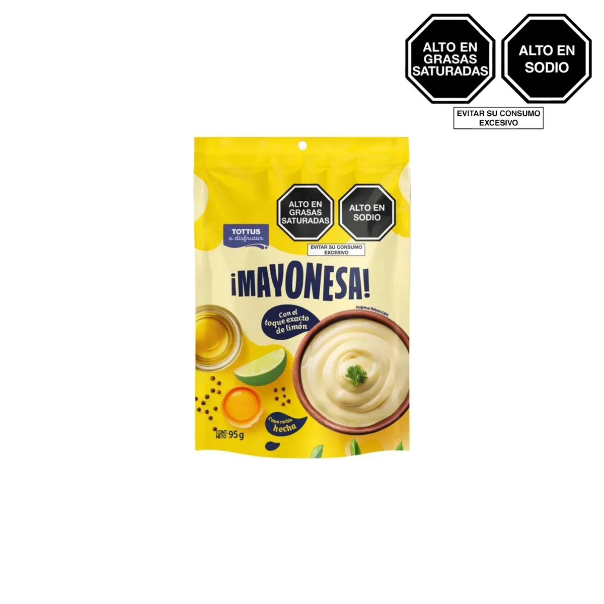 TOTTUS - Mayonesa Tottus Doypack 95 g
